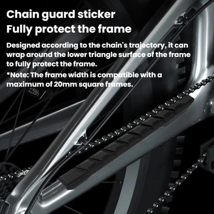 ENLEE TPU-01 Bike Chain Anti-Scratch Protector Strip Down Tube Anti-Scratch Shock-Absorbing Sticker — view 5
