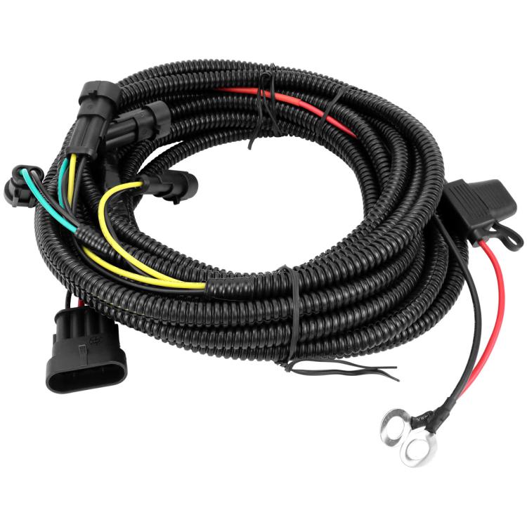 ATV Turn Signal Light Wiring Harness Kit Emergency Switch Flasher Accessories