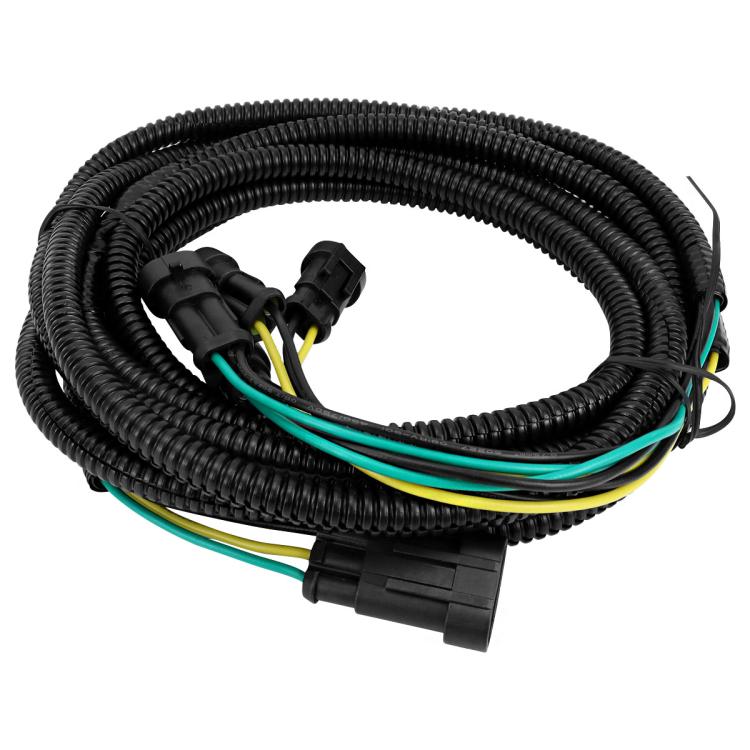 ATV Turn Signal Light Wiring Harness Kit Emergency Switch Flasher Accessories