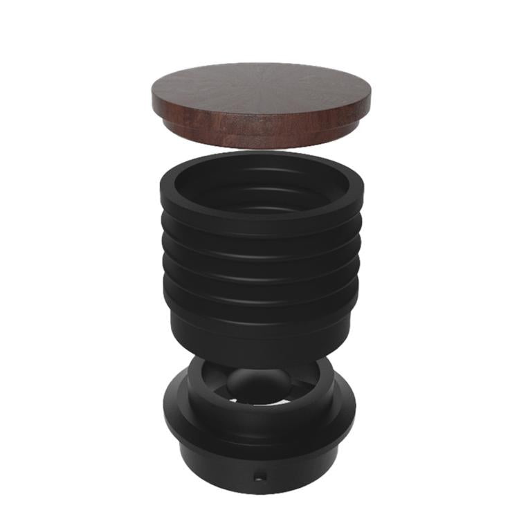 For Baratza Encore Coffee Grinder Blowing Bean Hopper For Grounds Cleaning — Wooden Lid