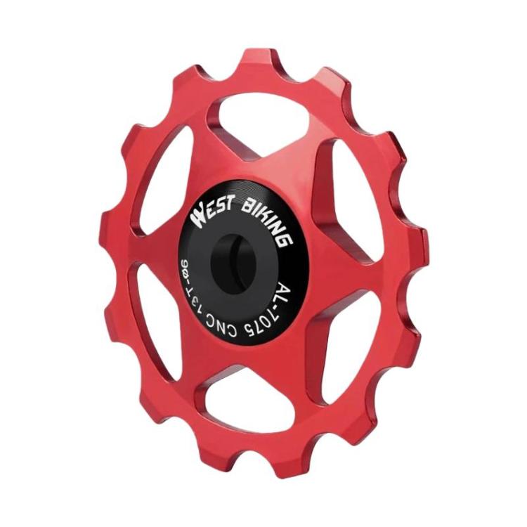 WEST BIKING YP0719490 Bike Jockey Wheel With Metal Bearings Road Bike Rear Derailleur Jockey Wheel — 13T Black