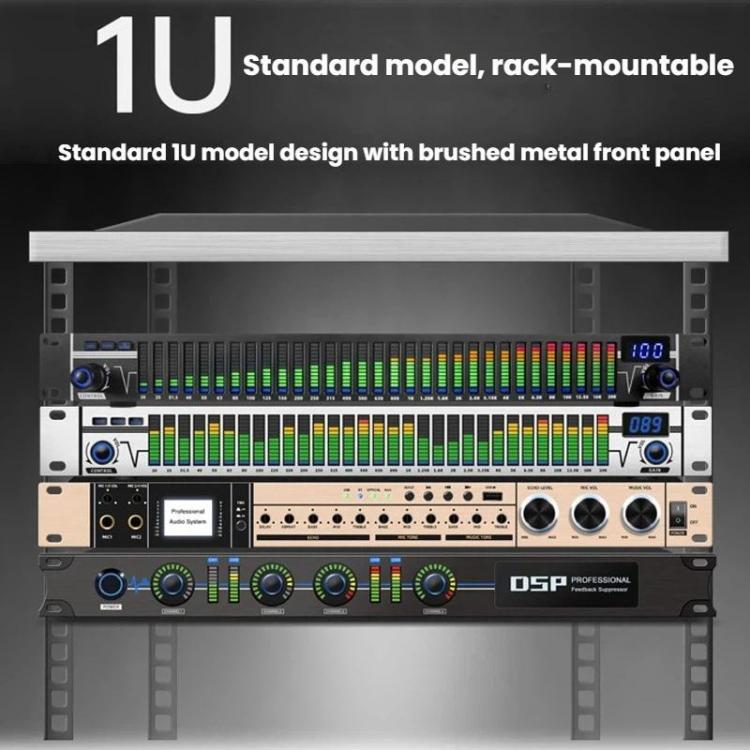 EQ-A31 Digital Equalizer Stage Home Karaoke Noise Reduction Audio Processor — view 10