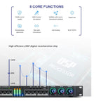FX12L Preamp Effects Processor Bluetooth USB Home Stage Feedback Suppression Anti-Howling Processor — view 7