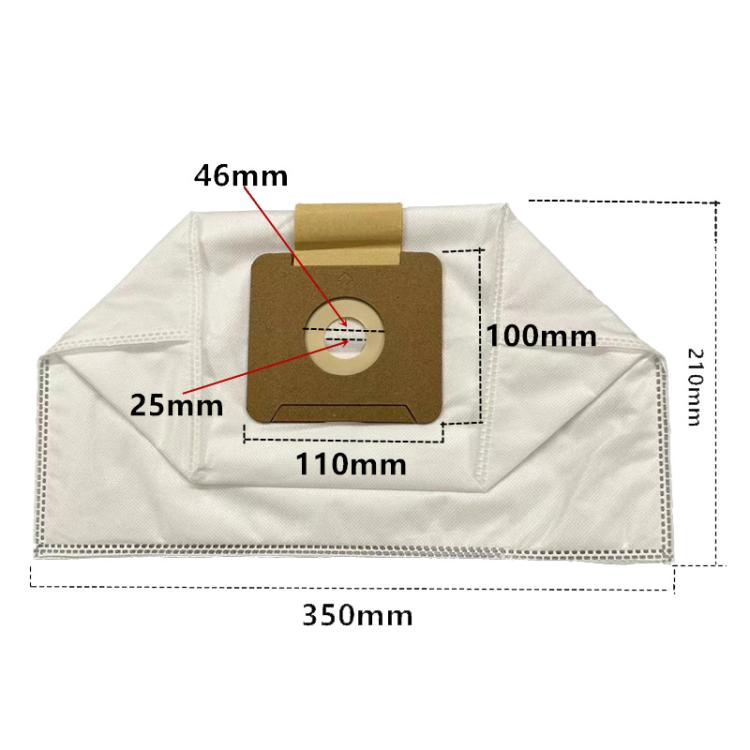 2pcs Vacuum Cleaner Non-Woven Dust Bag Filter Trash Bag — view 5