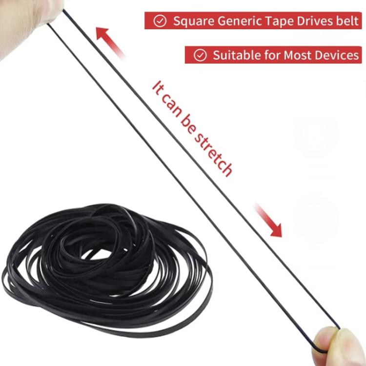 Mix Assorted Rubber Belts CD DVD Cassette Tape