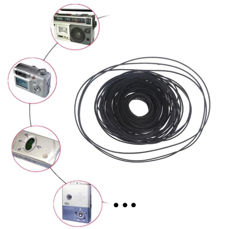 Mix Assorted Rubber Belts CD DVD Cassette Tape