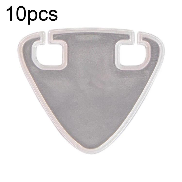 10pcs Bicycle Emergency Night Riding High-Visibility Reflective Stickers — White