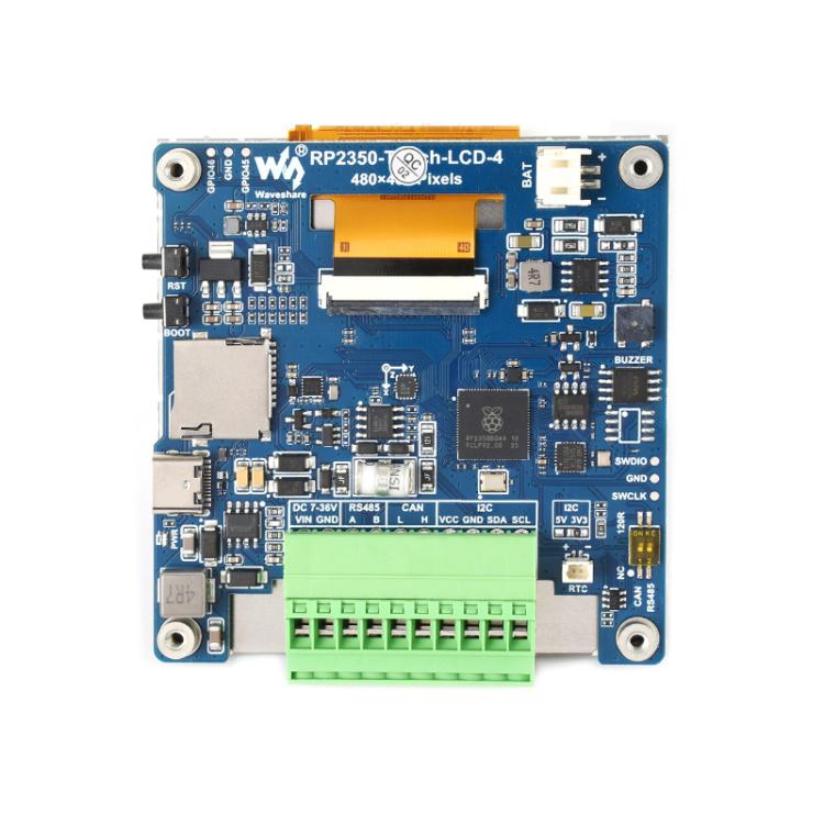 WAVESHARE RP2350 High-Performance Development Board 480 X 480 Resolution