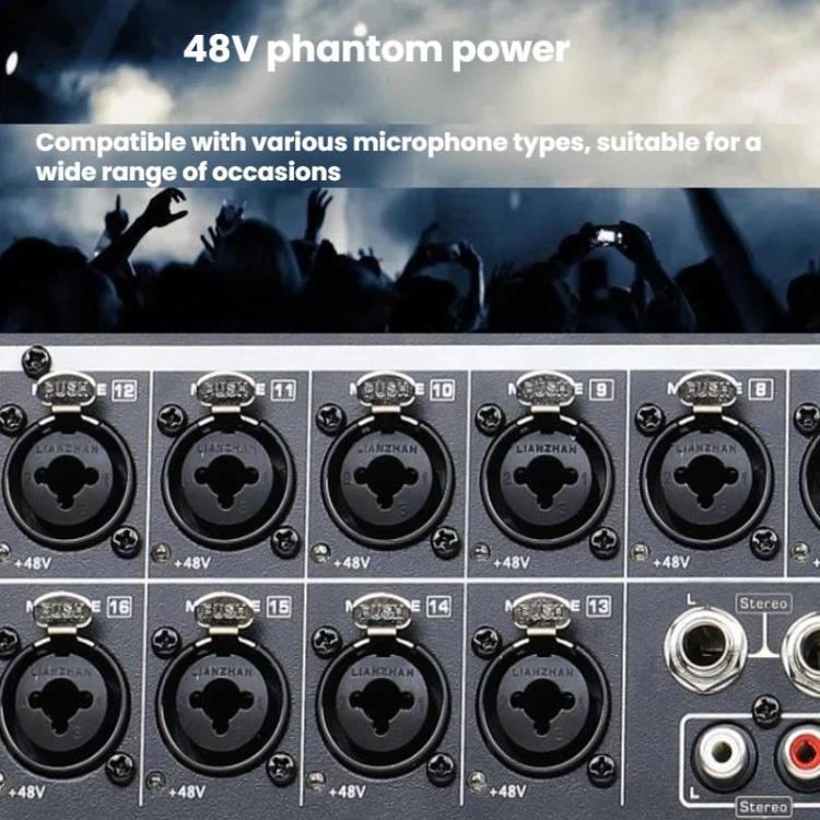 MDX22 USB Bluetooth 48V Phantom Power DSP Digital Mixer — view 6