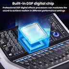 MDX22 USB Bluetooth 48V Phantom Power DSP Digital Mixer — view 7
