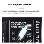 MDX22 USB Bluetooth 48V Phantom Power DSP Digital Mixer — view 8