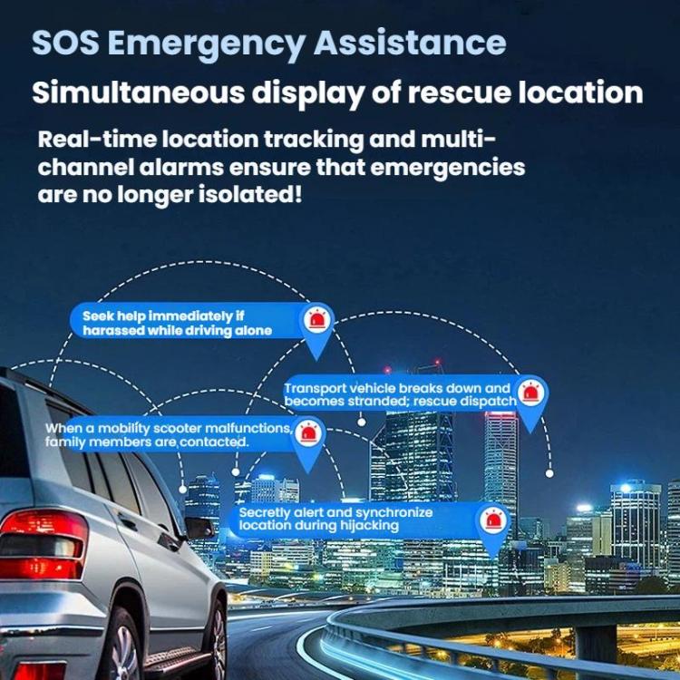 Car GPS Multi-Mode Satellite Anti-Theft Positioning Tracking Device+Lifetime Platform