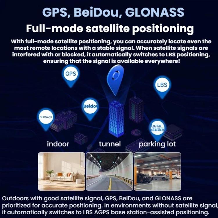 Car GPS Multi-Mode Satellite Anti-Theft Positioning Tracking Device+Lifetime Platform