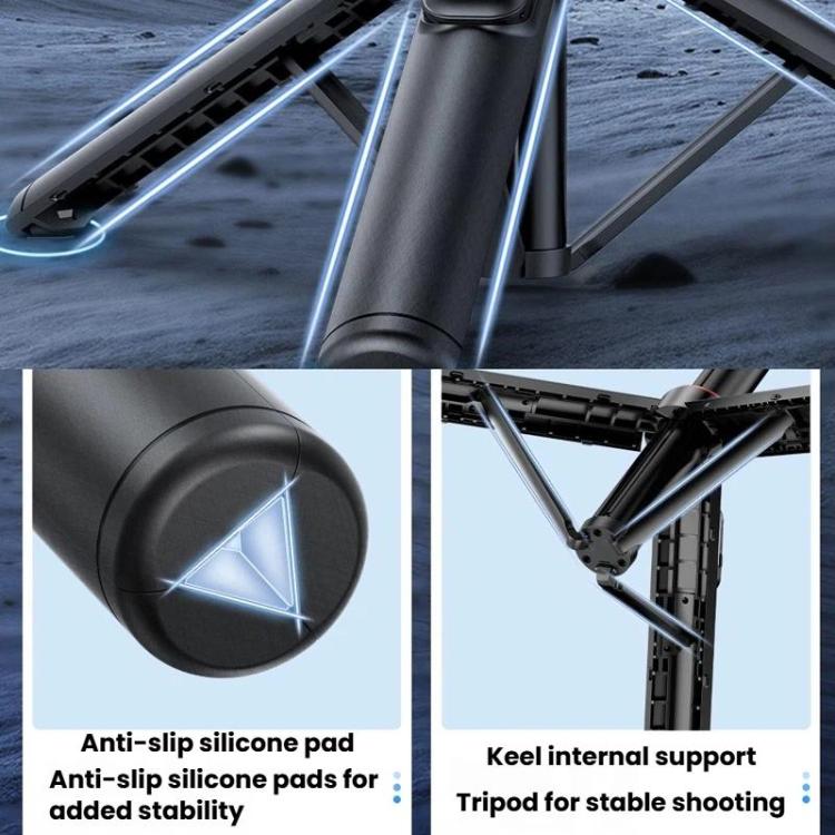 C15 Portable Remote Control Tripod Selfie Stick For Phone & Action Camera — view 8