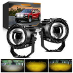 32W High-Power Round Car Truck Yellow-White Spotlight
