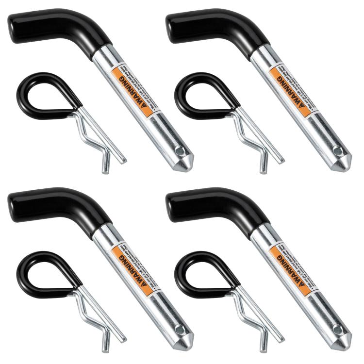 4pcs /Set Rust-Resistant Trailer Hitch Pins + R-Clips