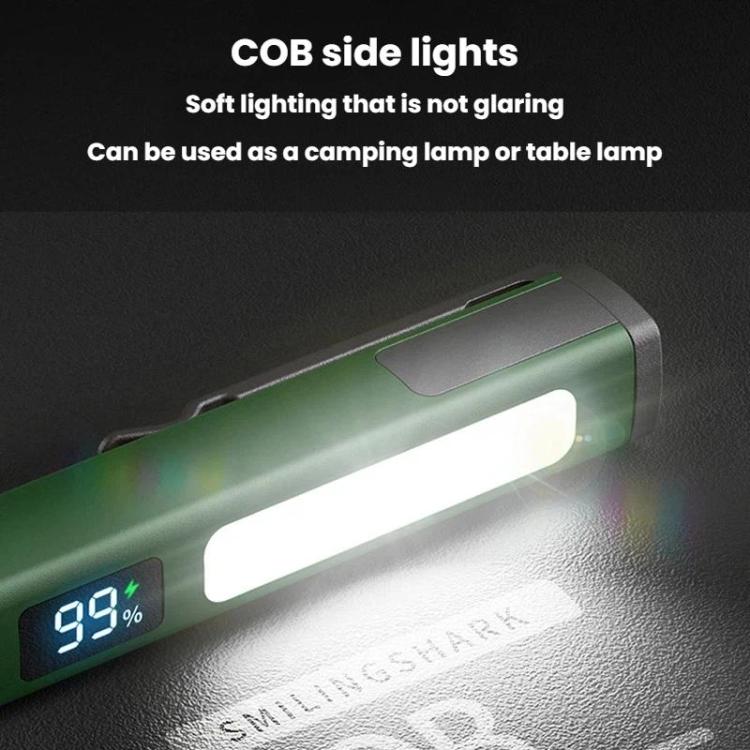 SMILING SHARK GZ-5112 Multi-Functional Outdoor Rechargeable Work Light Portable Magnetic Flashlight — view 3