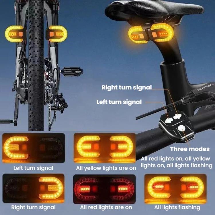 Bike Remote Control Turn Signal Taillight Detachable Mountain Bike Warning Light — view 7