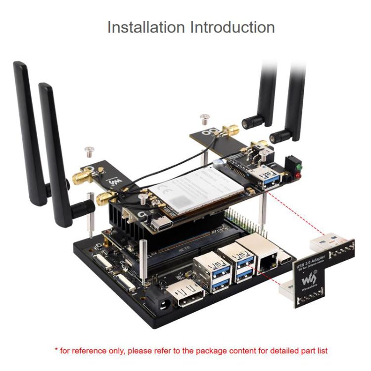 WAVESHARE 5G / 4G / 3G Module, Includes RM520N-GL Module, Supports 5G NSA And SA Networking, GNSS Positioning