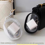 2pcs Data Cable Charger Transparent Storage Pouch Portable Earphone Storage Case