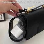 2pcs Data Cable Charger Transparent Storage Pouch Portable Earphone Storage Case
