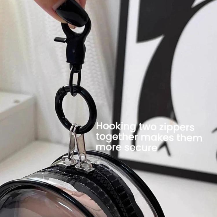 2pcs Data Cable Charger Transparent Storage Pouch Portable Earphone Storage Case