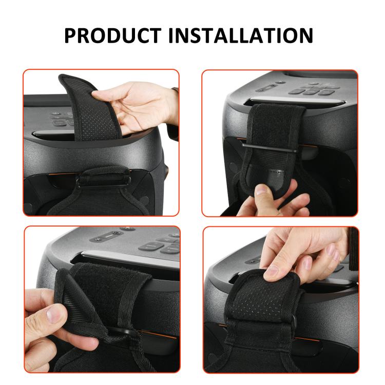 For JBL Partybox Series Microphone Holder Universal Storage Bag Strap Mount — view 5