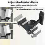 Adjustable Angle Wall Mount Speaker Stand Surround Sound Monitor Speaker Bracket — view 5