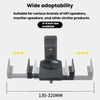 Adjustable Angle Wall Mount Speaker Stand Surround Sound Monitor Speaker Bracket — view 6