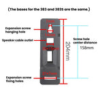 Adjustable Angle Wall Mount Speaker Stand Surround Sound Monitor Speaker Bracket — view 9