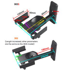 Adjustable Angle Wall Mount Speaker Stand Surround Sound Monitor Speaker Bracket — view 10