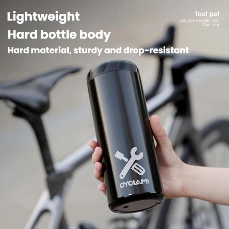 CYCLAMi Bicycle Repair Tool Canister Portable Water Bottle-Style Storage Can — view 4