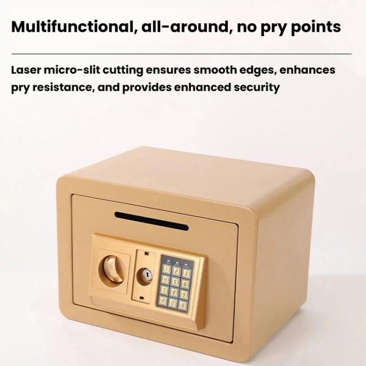 Wall-Mounted Small Steel Safe With Anti-Theft Plate Password Storage Safe — view 8