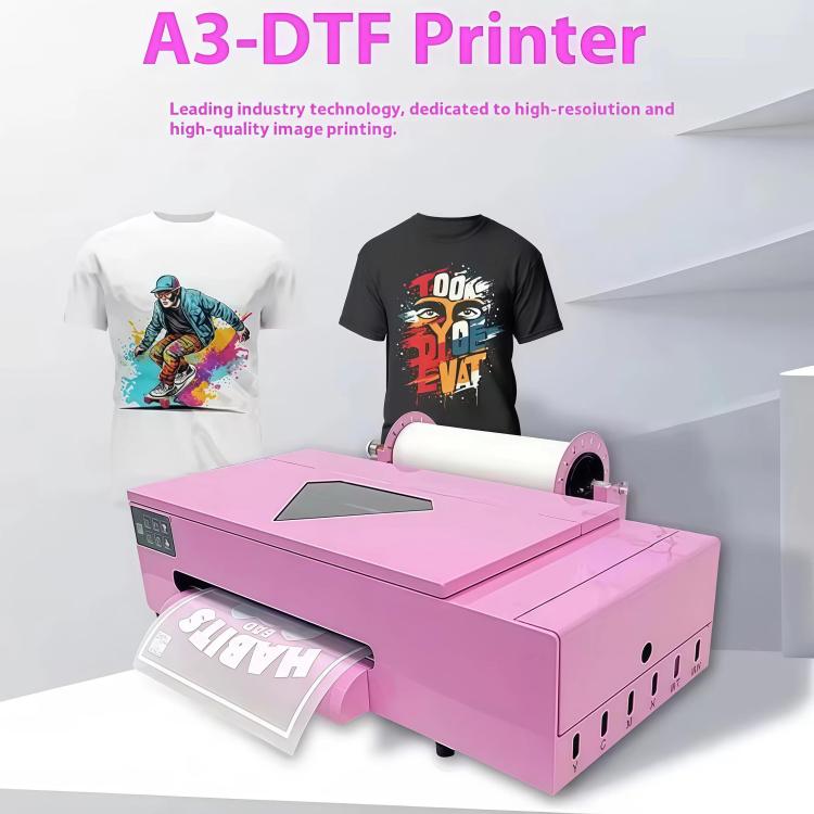 FCOLOR A3 Roll-Fed DTF Printer Compact DIY Pattern Printing White Ink Heat Transfer Printer