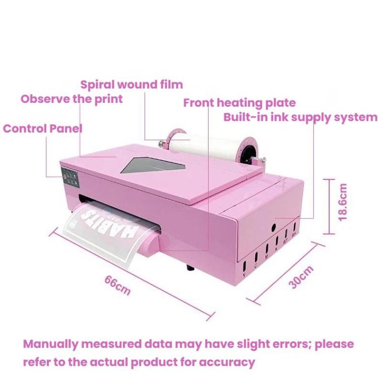 FCOLOR A3 Roll-Fed DTF Printer Compact DIY Pattern Printing White Ink Heat Transfer Printer
