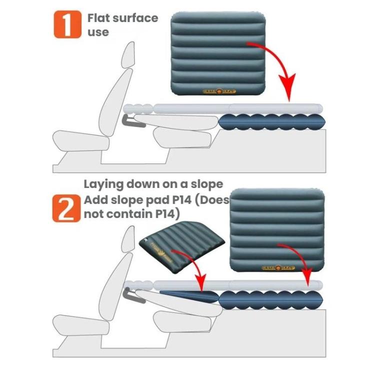 MengFangZhou Car Trunk Booster Mat Inflatable Bed — view 3