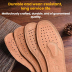 3pairs Sweat-wicking Breathable Shock-absorbing Thickened Leather Insoles — view 15
