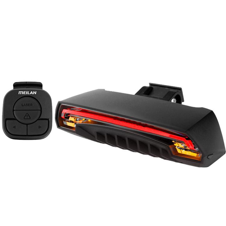 Smart Remote-Controlled Cycling Laser Tail Light Bicycle Turn Signal LED Warning Light