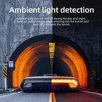 Smart Remote-Controlled Cycling Laser Tail Light Bicycle Turn Signal LED Warning Light — view 6