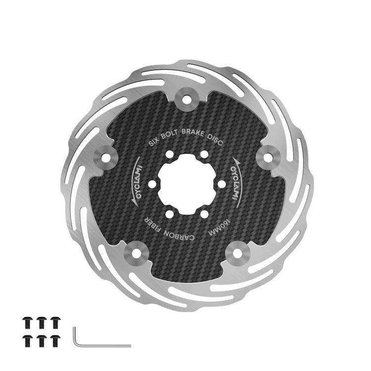 Fully Enclosed Bike Six-Hole Carbon Fiber Brake Disc