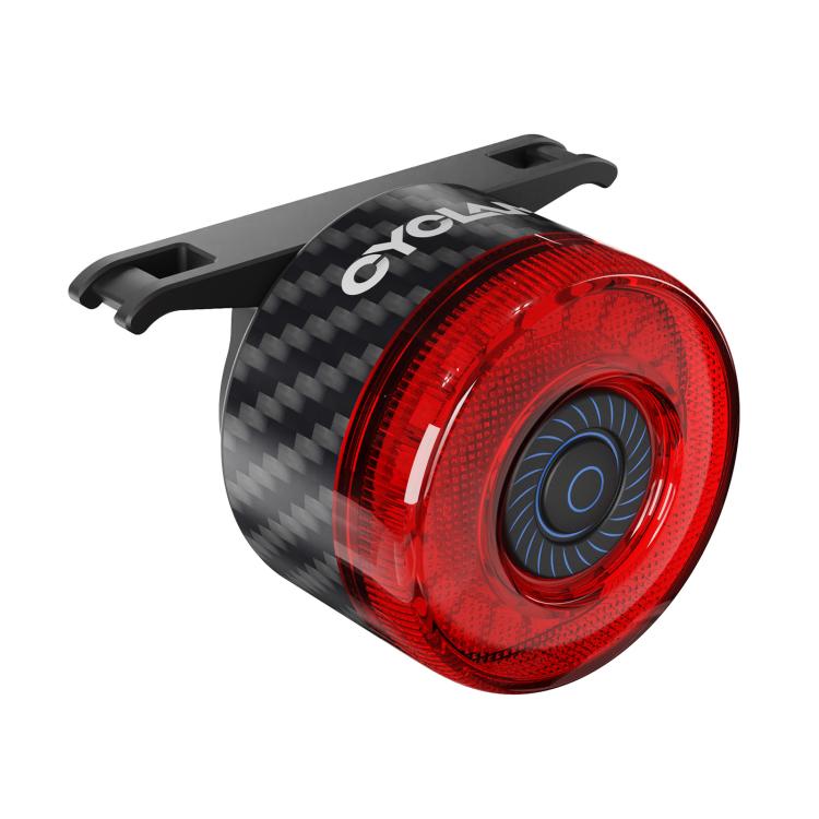 Bicycle Smart Braking Carbon Fiber Vibration Sensing Rear Light Warning Light