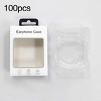 100pcs /Pack Earphone Case Packaging Box with Blister Tray Retail Ready Display Box