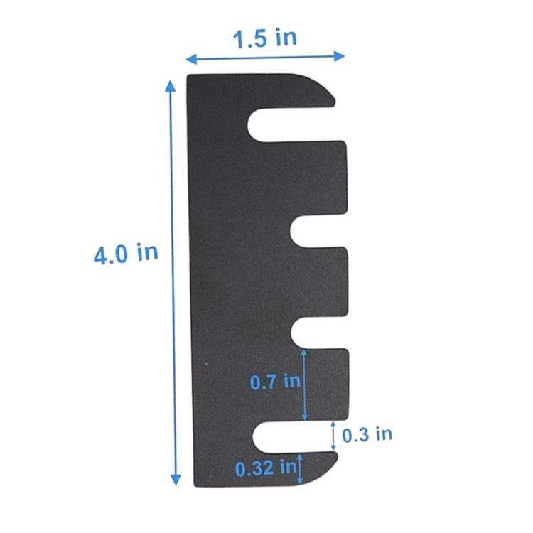 PVC Door Hinge Shim Hinge Repair Kit — view 5