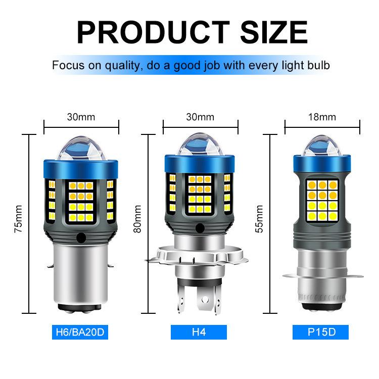 Motorcycle LED High-brightness Lens Headlight