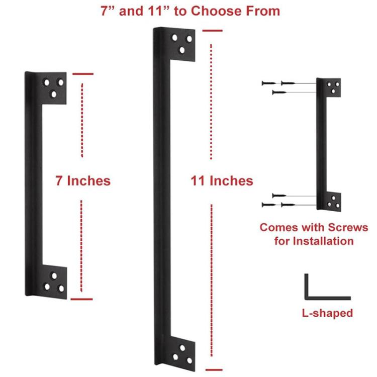 L-Shaped Stainless Steel Door Latch Protector Cover Outswing Door Lock Latch Protector — view 7