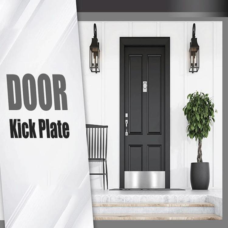 Indoor & Outdoor Door Kick Plate Metal Door Panel Protector