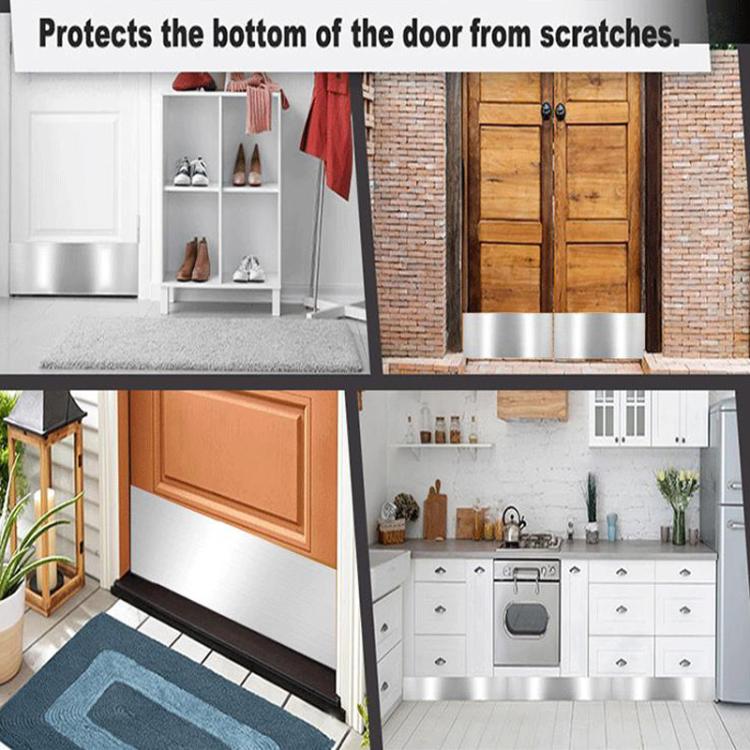 Indoor & Outdoor Door Kick Plate Metal Door Panel Protector
