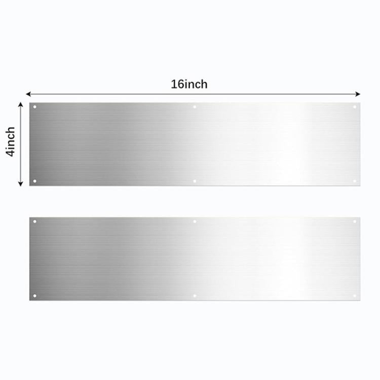 Indoor & Outdoor Door Kick Plate Metal Door Panel Protector
