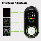 MOES Carbon Monoxide Temperature & Humidity Detector Monitoring Alarm Sensor — view 12