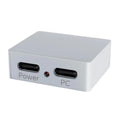 Type-C Power And Signal Splitter CNC Aluminum Alloy Case With Indicator